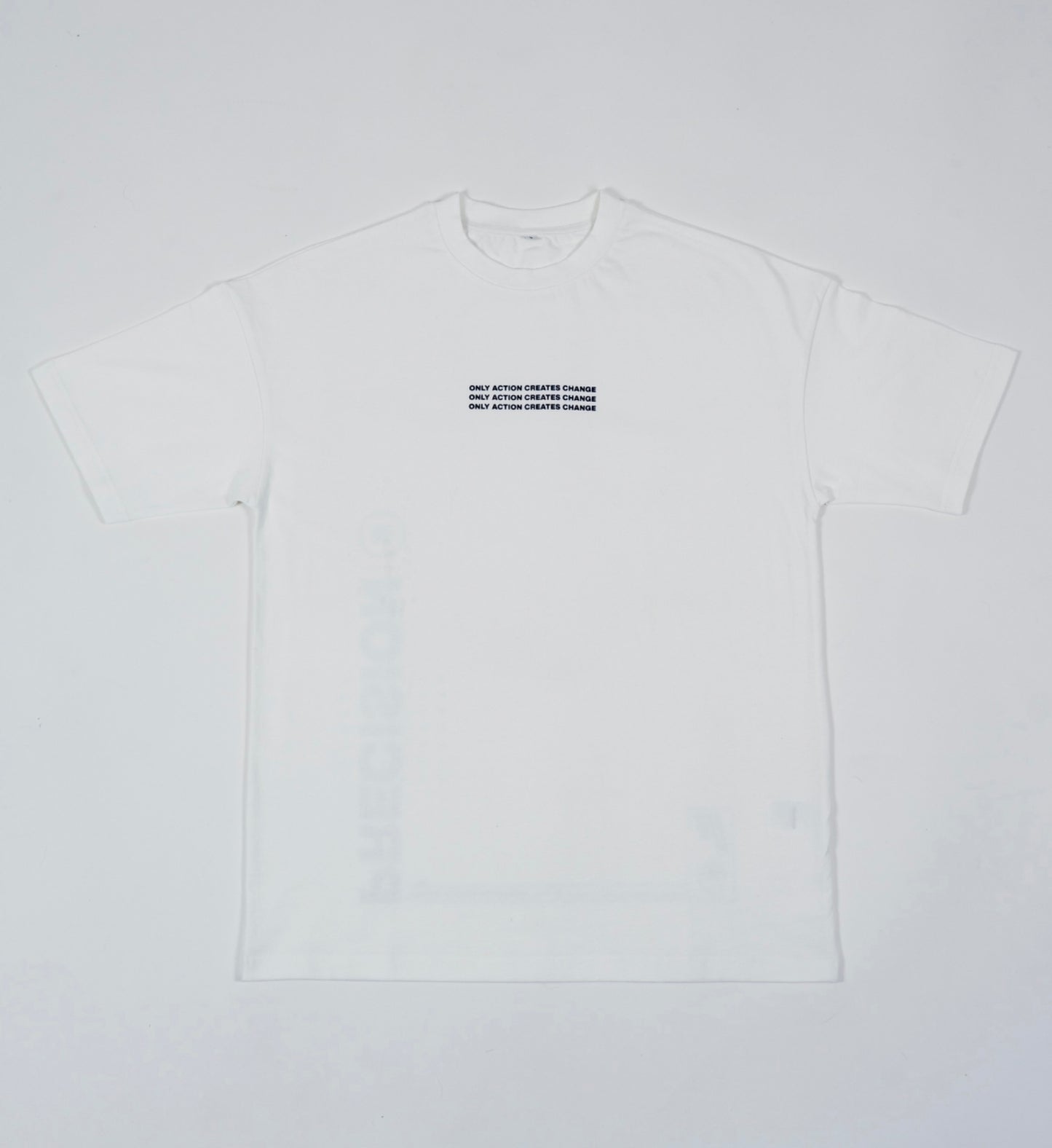 WHITE OVER SIZE TEE